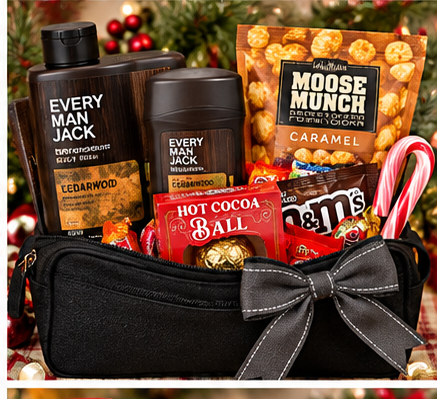 Men's Toiletry Gift Bag - Every Man Jack Cedarwood
