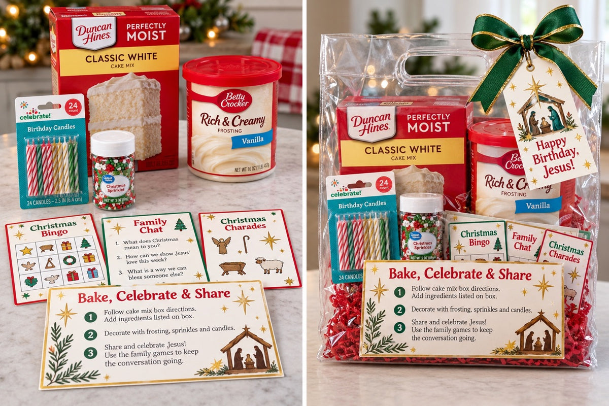 Happy Birthday, Jesus! bake, celebrate and share kit