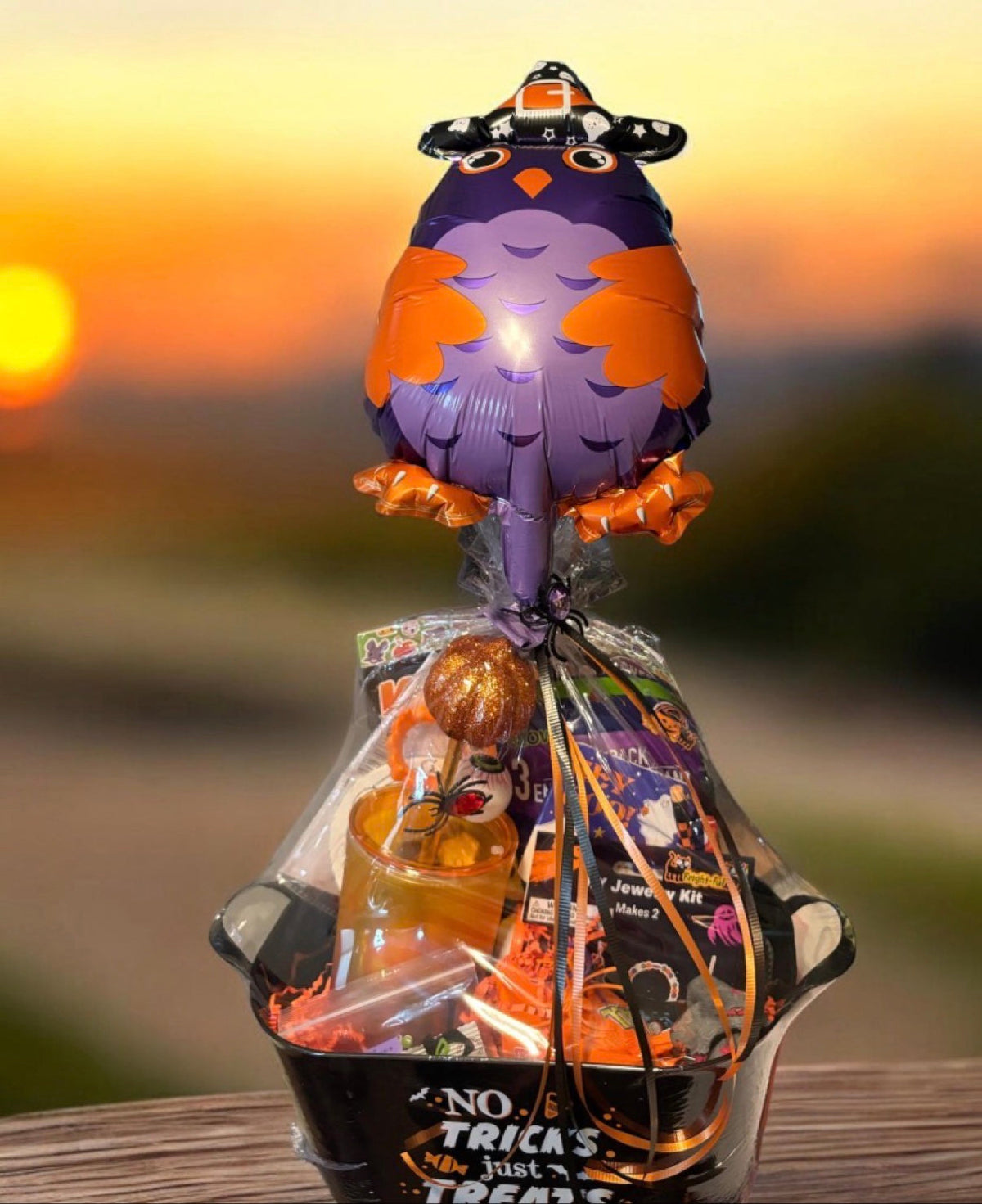 Custom gift basket example