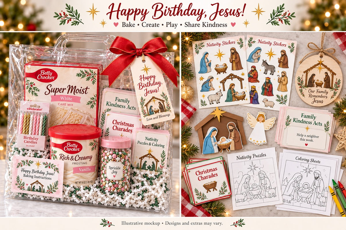 Happy Birthday, Jesus! full family kit