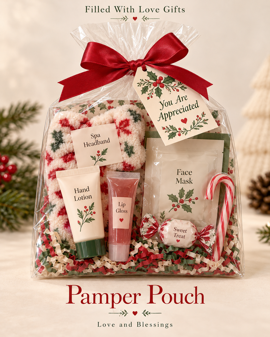 Pamper Pouch — Christmas design