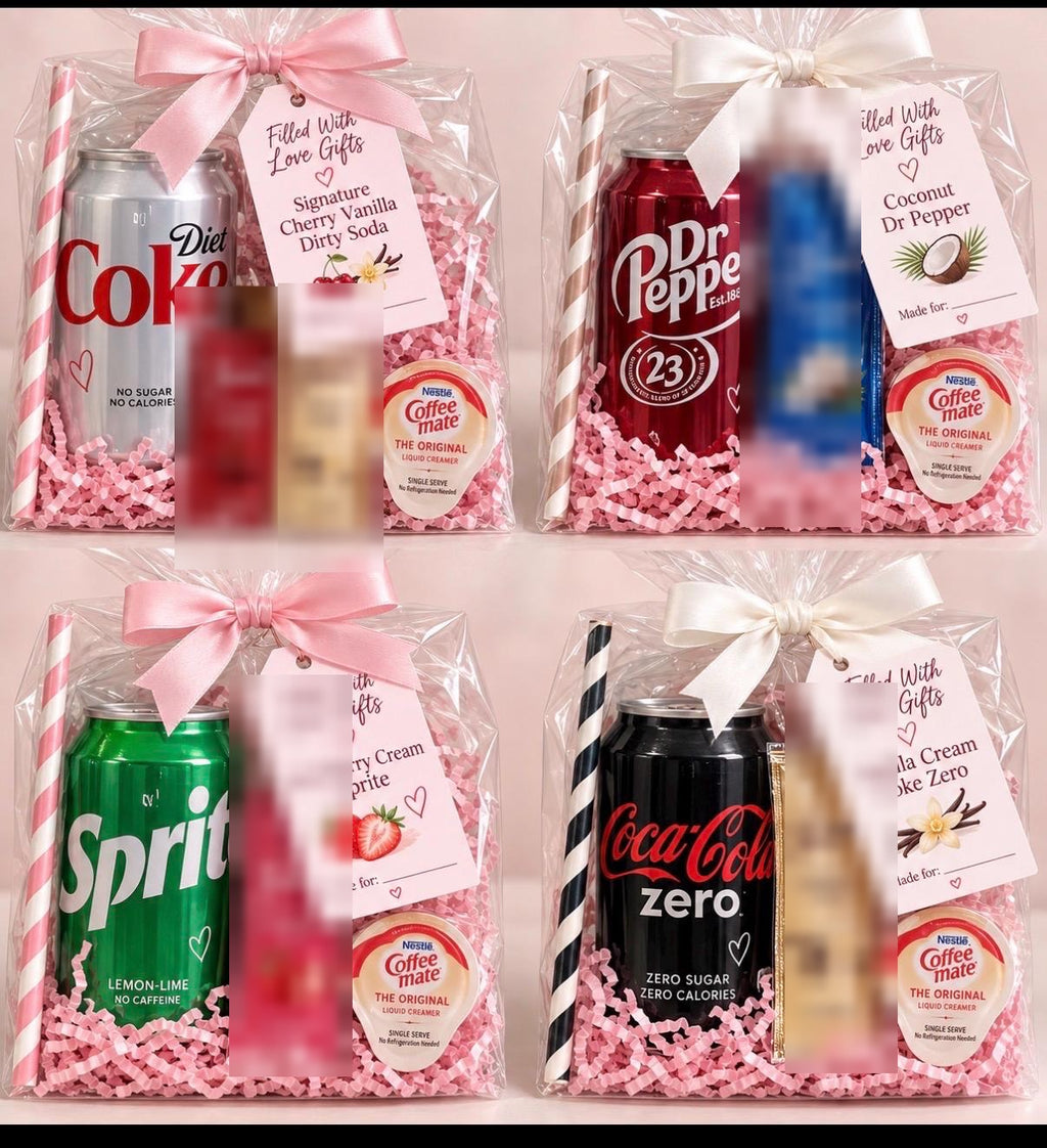 Dirty soda gift bags, assorted flavors