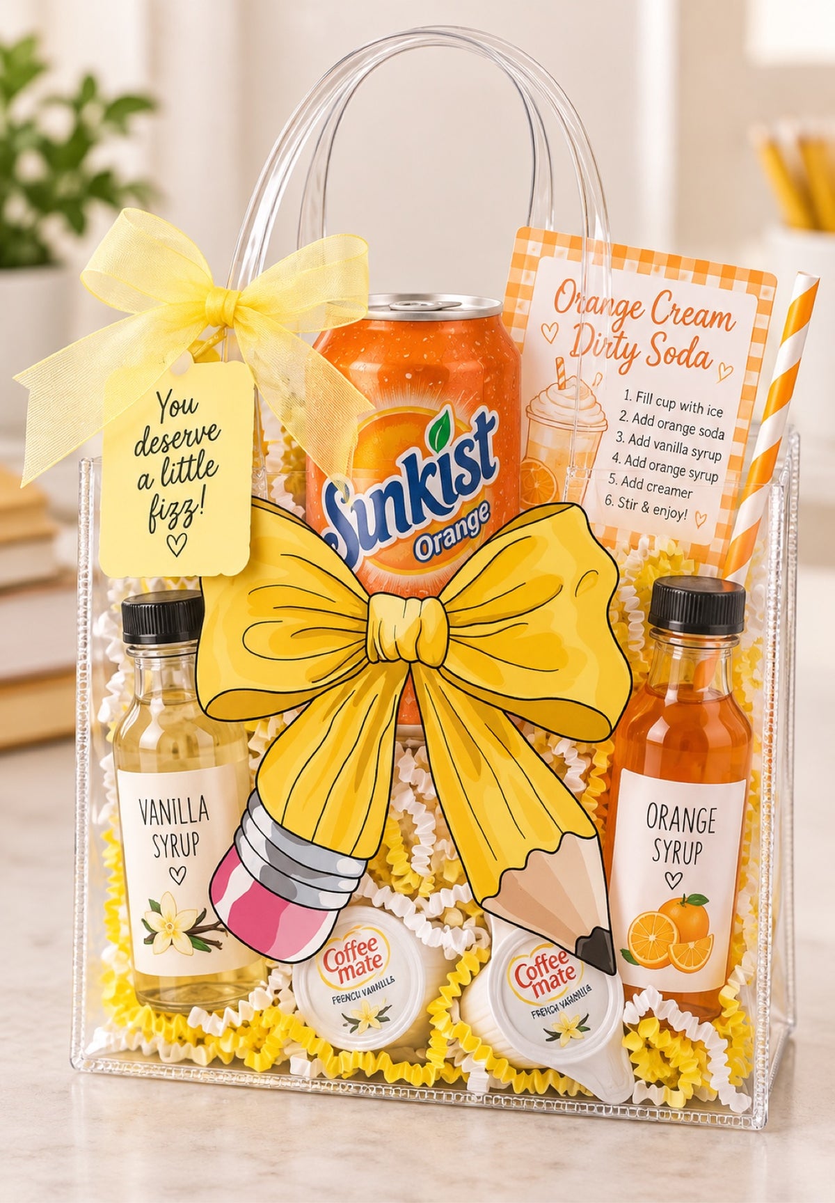 Teacher Dirty Soda Gift Set | Caramel Apple, Berry Vanilla, Orange Cream